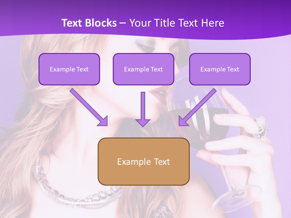 Event Celebration Wineglass PowerPoint Template