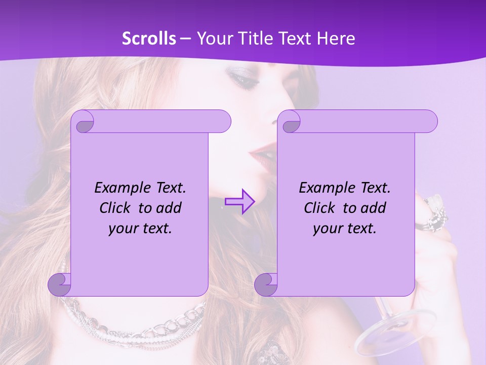 Event Celebration Wineglass PowerPoint Template