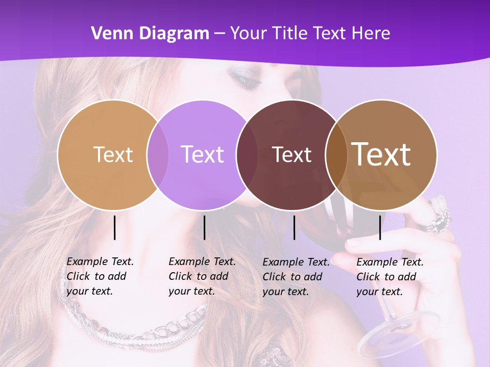 Event Celebration Wineglass PowerPoint Template