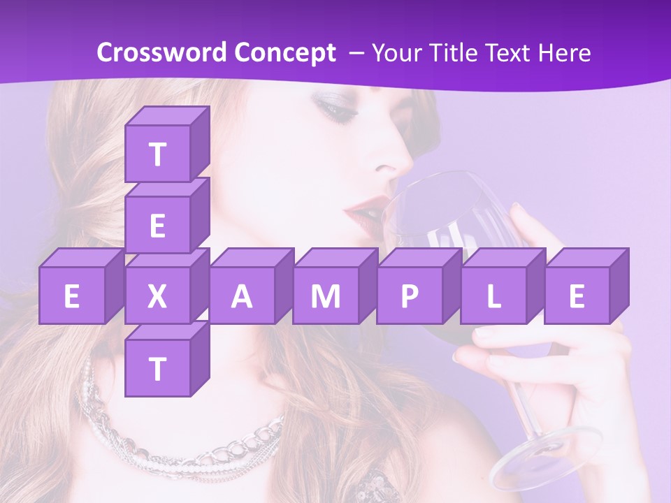 Event Celebration Wineglass PowerPoint Template