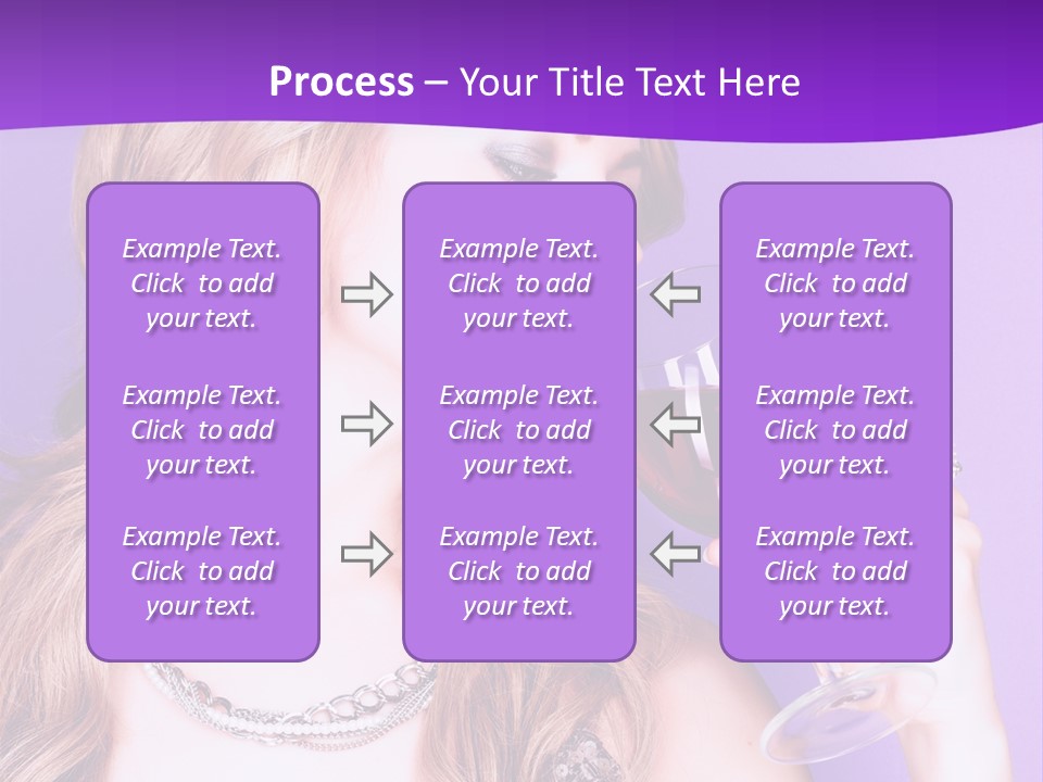 Event Celebration Wineglass PowerPoint Template