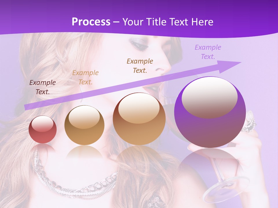 Event Celebration Wineglass PowerPoint Template