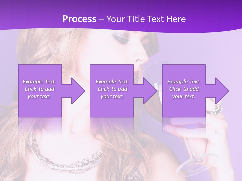 Event Celebration Wineglass PowerPoint Template