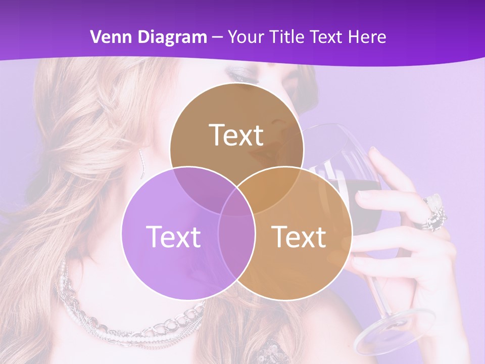 Event Celebration Wineglass PowerPoint Template