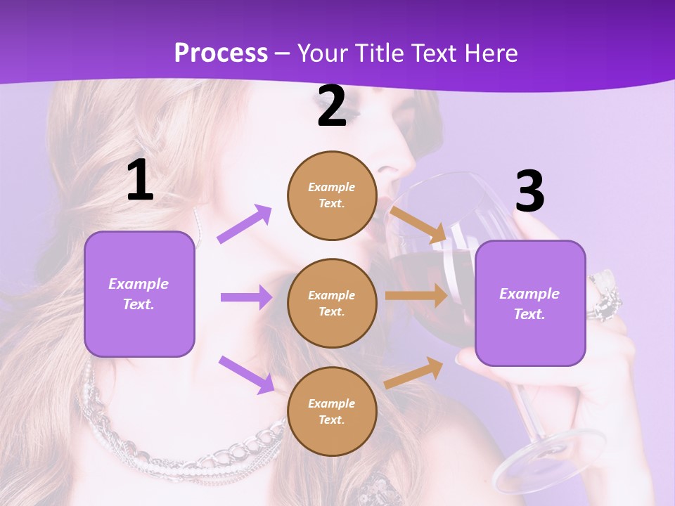 Event Celebration Wineglass PowerPoint Template