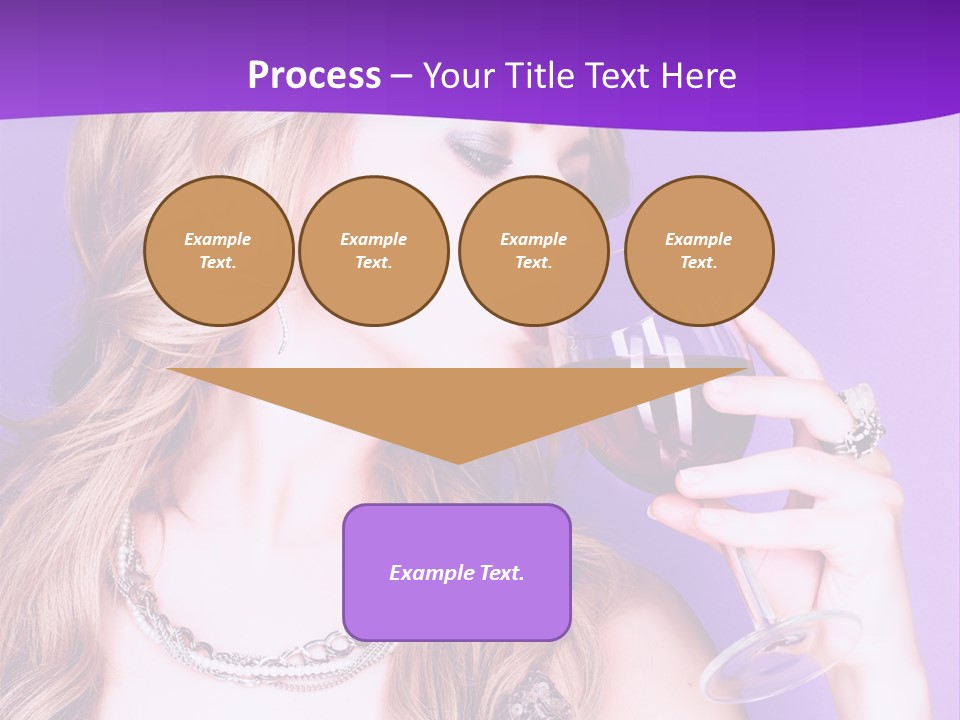Event Celebration Wineglass PowerPoint Template