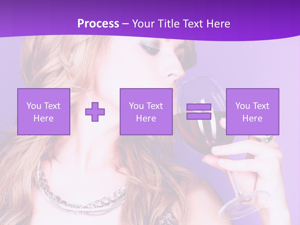 Event Celebration Wineglass PowerPoint Template