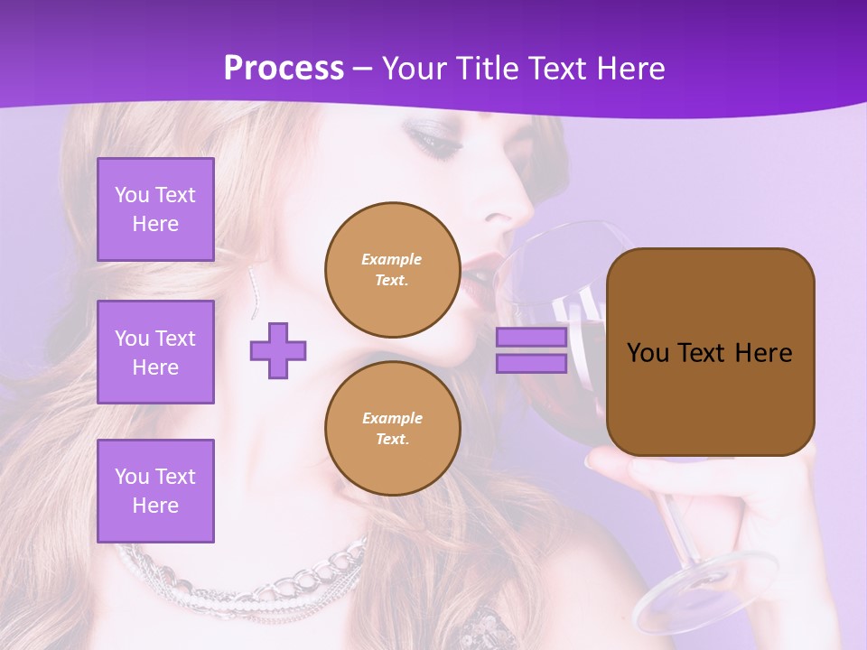 Event Celebration Wineglass PowerPoint Template