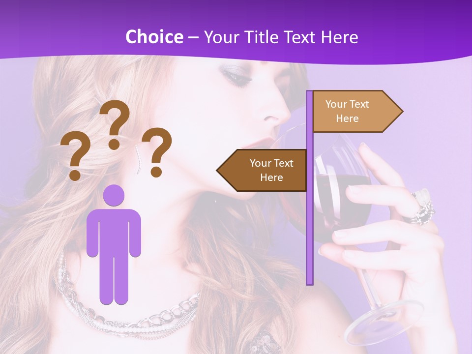 Event Celebration Wineglass PowerPoint Template