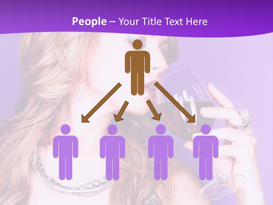 Event Celebration Wineglass PowerPoint Template