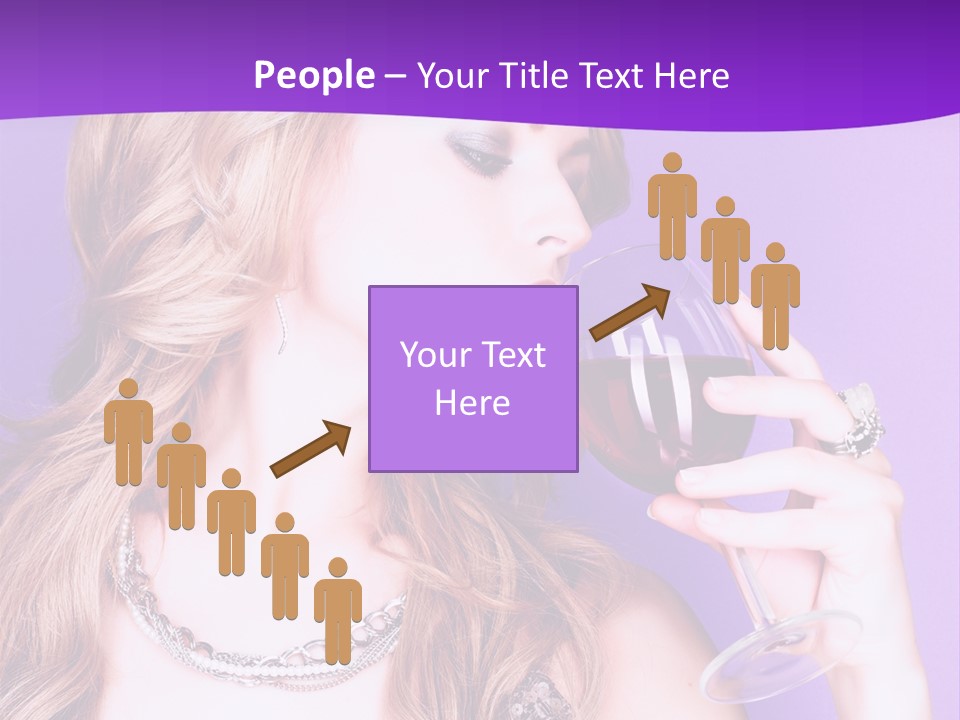 Event Celebration Wineglass PowerPoint Template