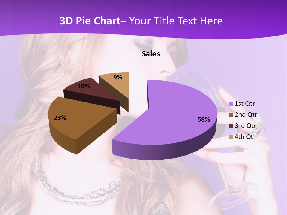 Event Celebration Wineglass PowerPoint Template