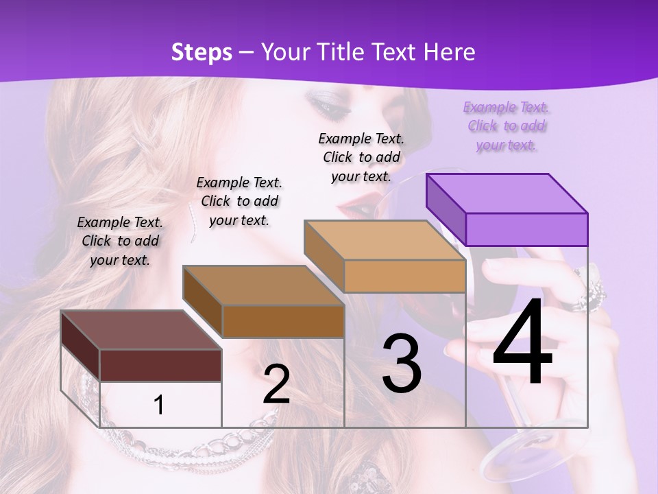 Event Celebration Wineglass PowerPoint Template