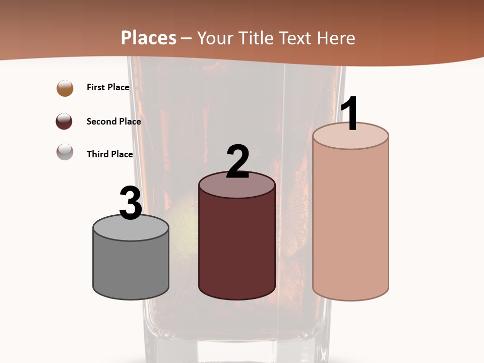 Cold Soda Alcohol PowerPoint Template