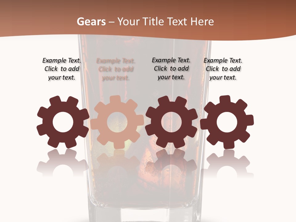 Cold Soda Alcohol PowerPoint Template