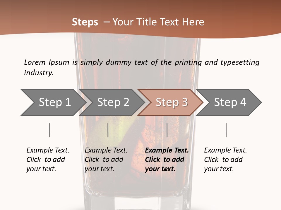 Cold Soda Alcohol PowerPoint Template