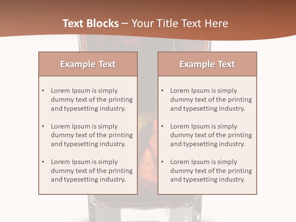 Cold Soda Alcohol PowerPoint Template