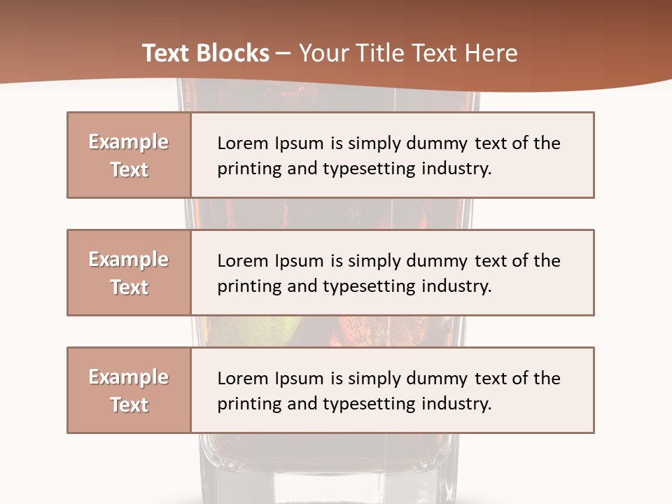 Cold Soda Alcohol PowerPoint Template