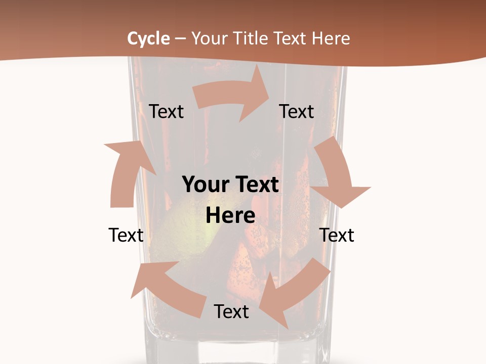 Cold Soda Alcohol PowerPoint Template