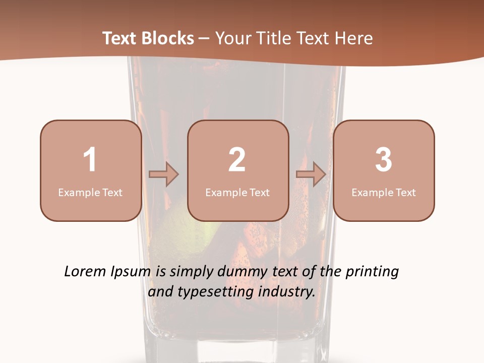 Cold Soda Alcohol PowerPoint Template