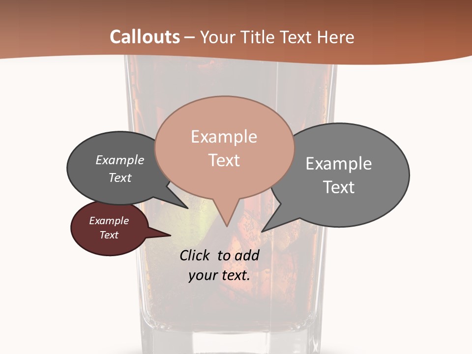 Cold Soda Alcohol PowerPoint Template