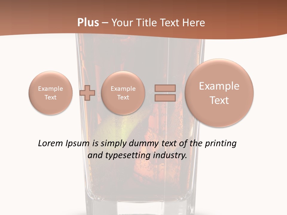 Cold Soda Alcohol PowerPoint Template