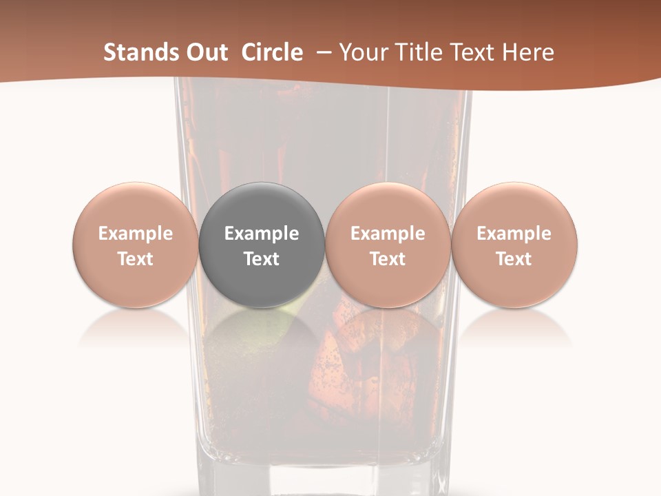 Cold Soda Alcohol PowerPoint Template