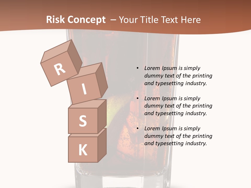 Cold Soda Alcohol PowerPoint Template