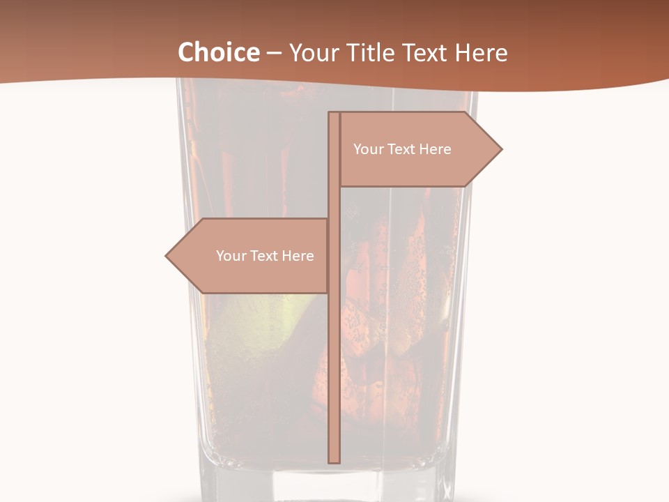 Cold Soda Alcohol PowerPoint Template