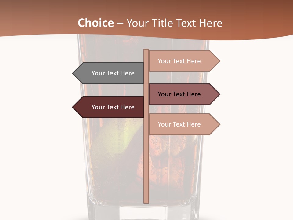 Cold Soda Alcohol PowerPoint Template