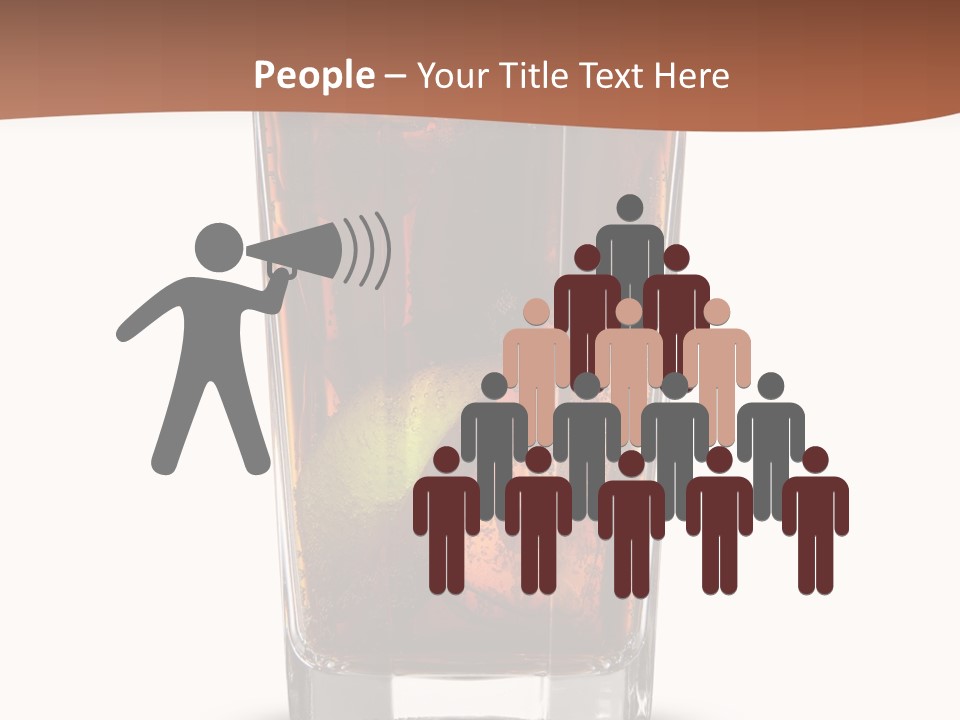 Cold Soda Alcohol PowerPoint Template