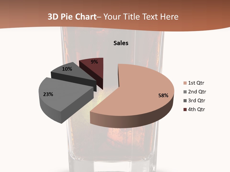 Cold Soda Alcohol PowerPoint Template