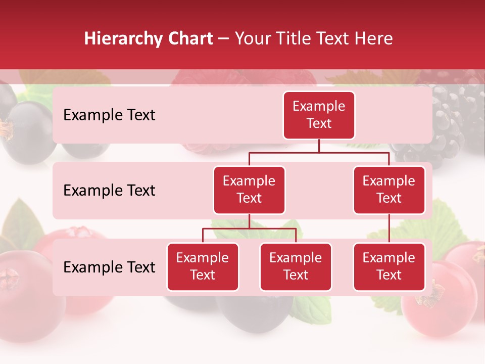 White Juice Raspberry PowerPoint Template