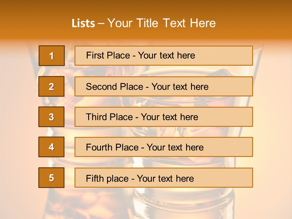 Drink Whiskey Alcohol PowerPoint Template