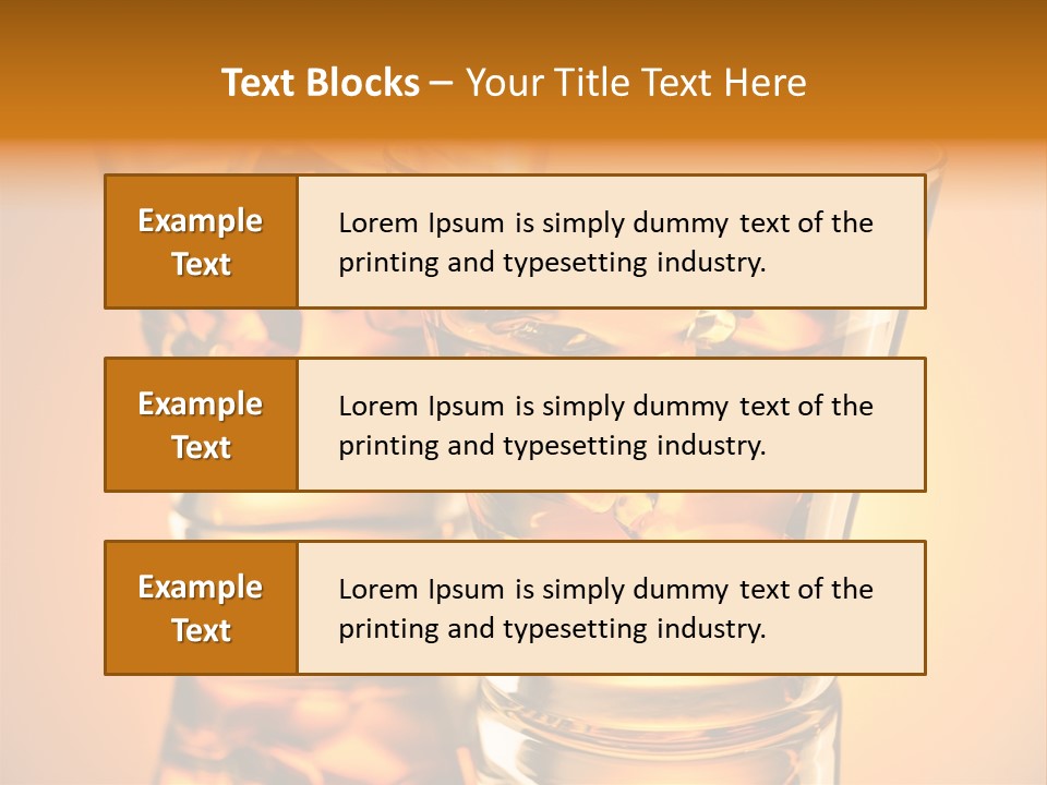 Drink Whiskey Alcohol PowerPoint Template