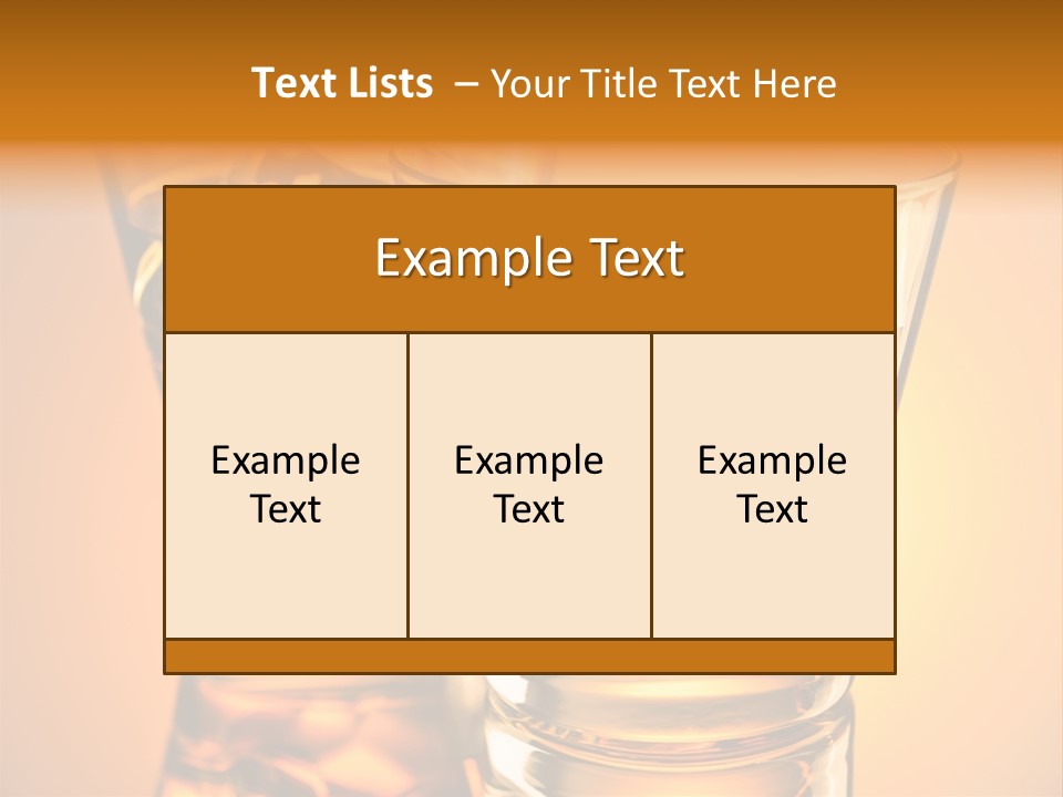 Drink Whiskey Alcohol PowerPoint Template