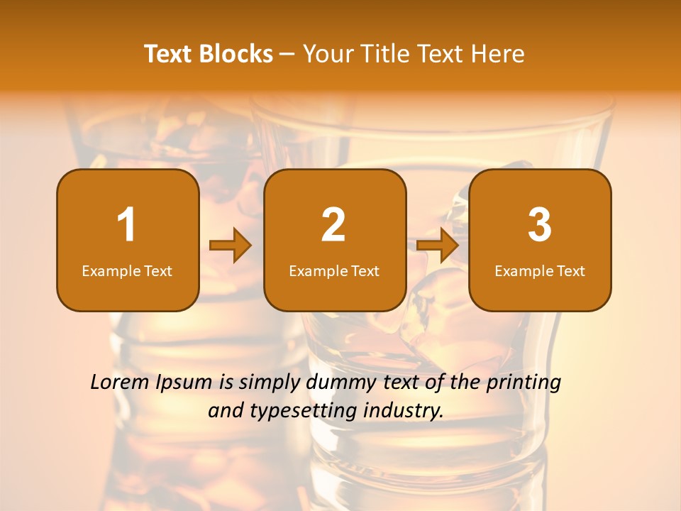 Drink Whiskey Alcohol PowerPoint Template