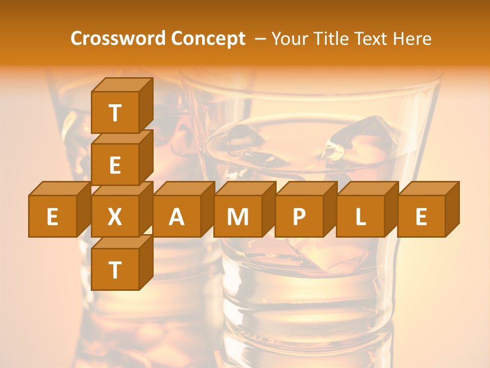 Drink Whiskey Alcohol PowerPoint Template