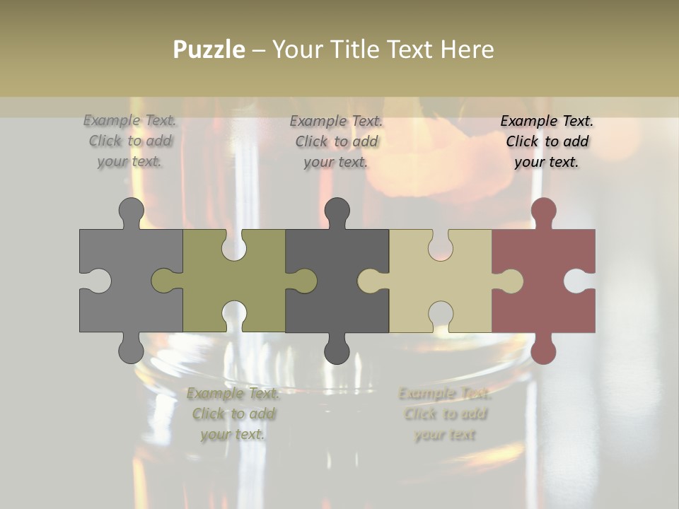 Nobody Yellow Liquid PowerPoint Template