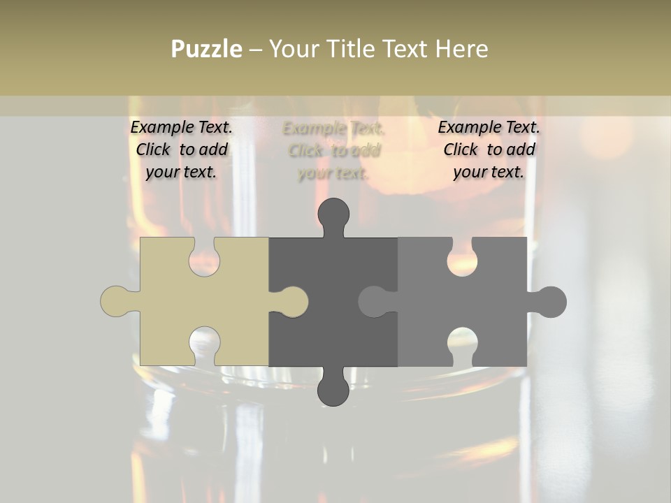 Nobody Yellow Liquid PowerPoint Template