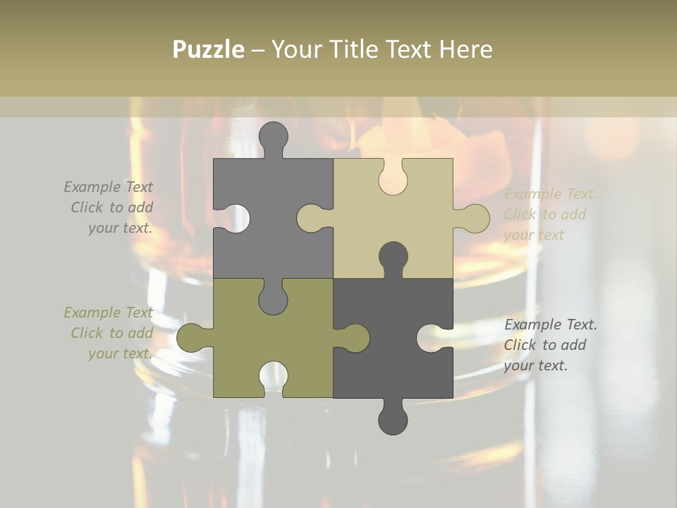 Nobody Yellow Liquid PowerPoint Template