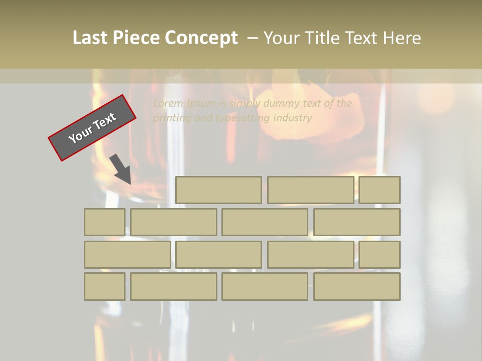 Nobody Yellow Liquid PowerPoint Template