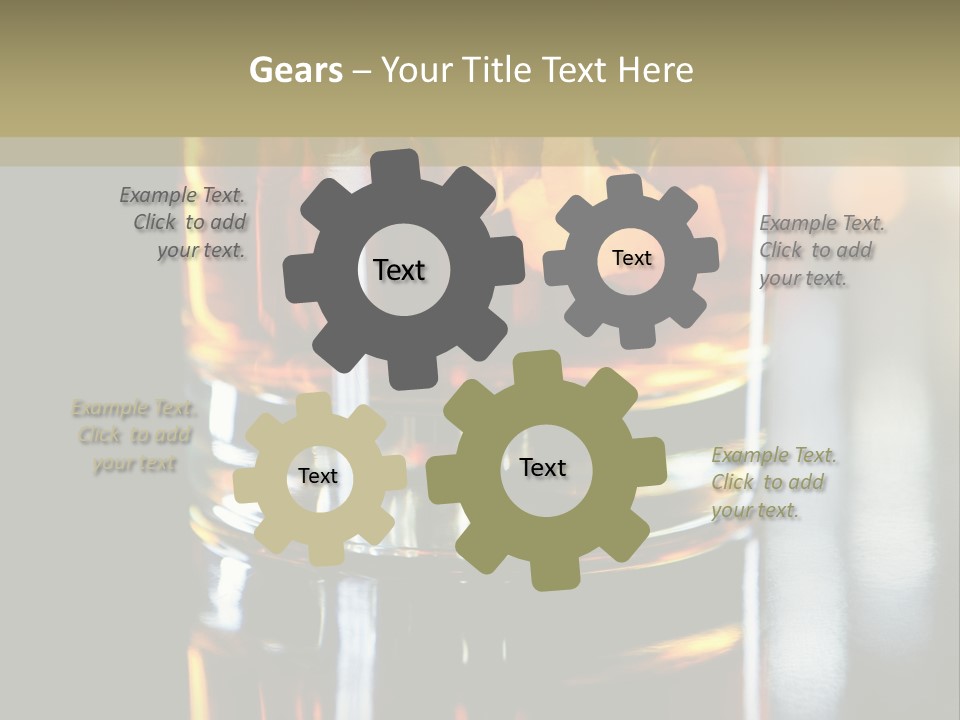 Nobody Yellow Liquid PowerPoint Template