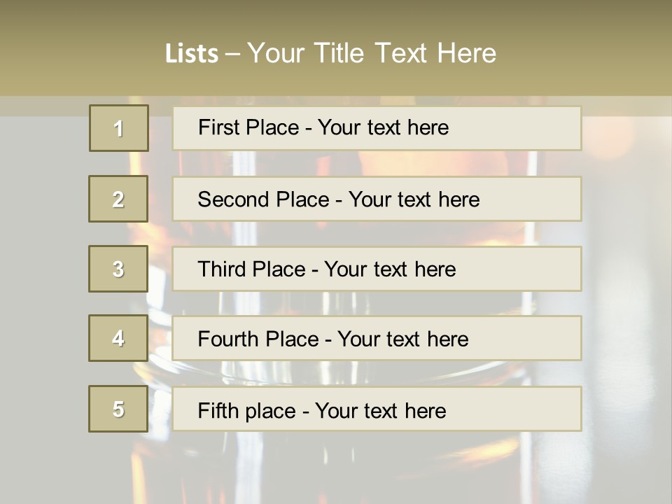 Nobody Yellow Liquid PowerPoint Template