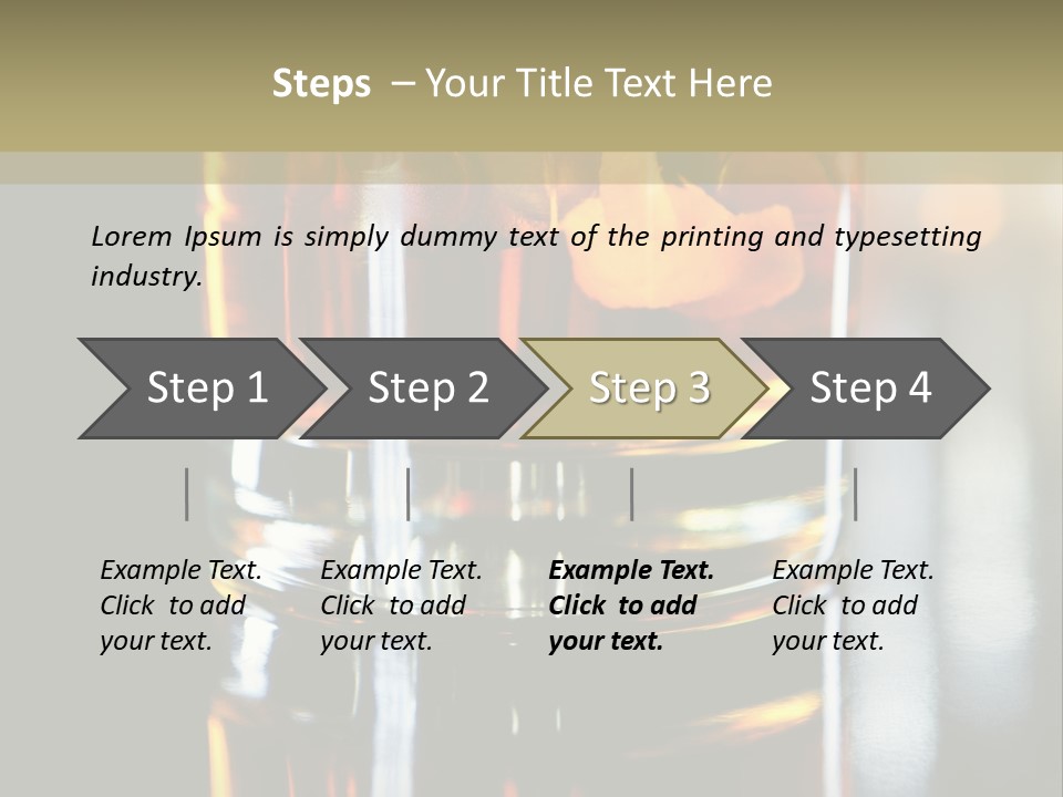Nobody Yellow Liquid PowerPoint Template