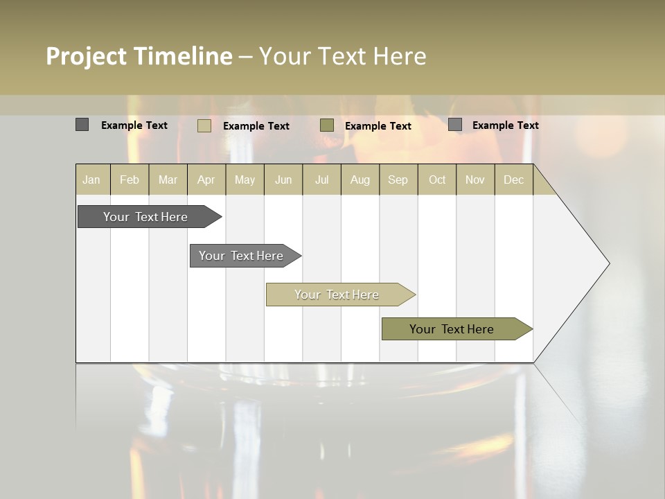 Nobody Yellow Liquid PowerPoint Template