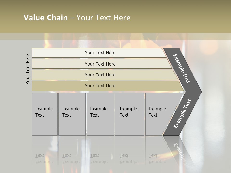 Nobody Yellow Liquid PowerPoint Template