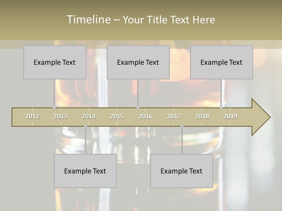 Nobody Yellow Liquid PowerPoint Template