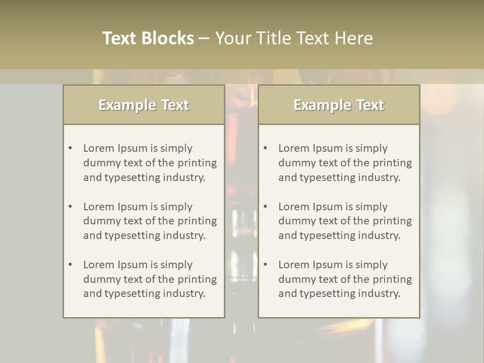 Nobody Yellow Liquid PowerPoint Template