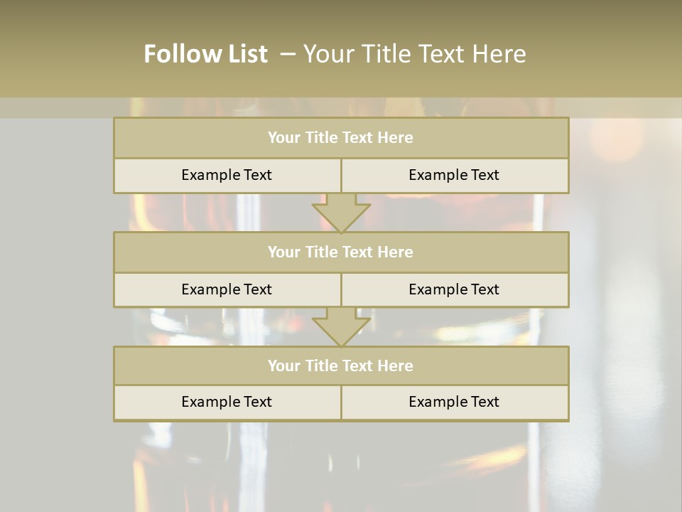 Nobody Yellow Liquid PowerPoint Template